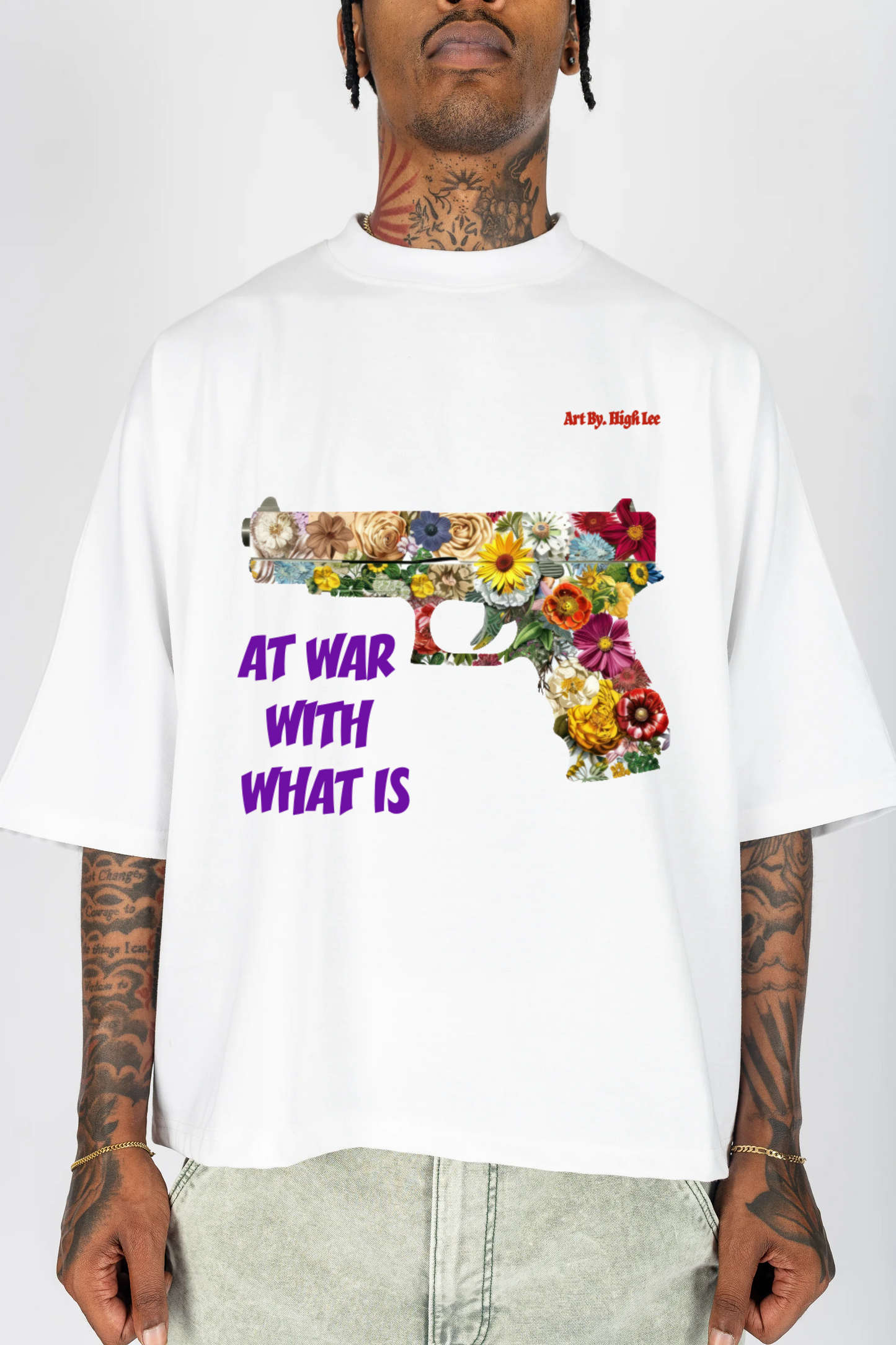 At War With What Is / 2 PANEL BOXY TEE