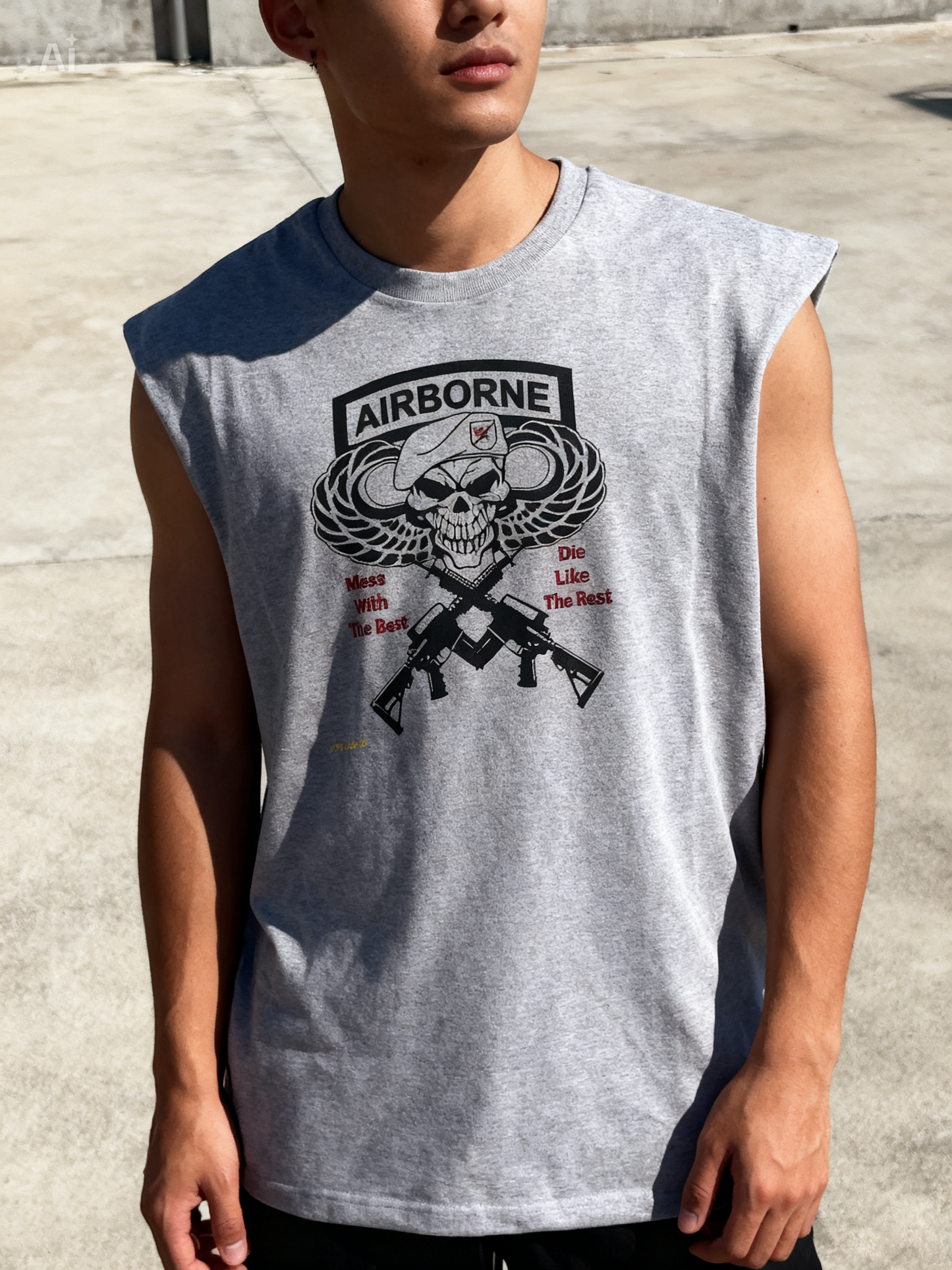 AIRBORNE (Lost Boyz Muscle Tee)