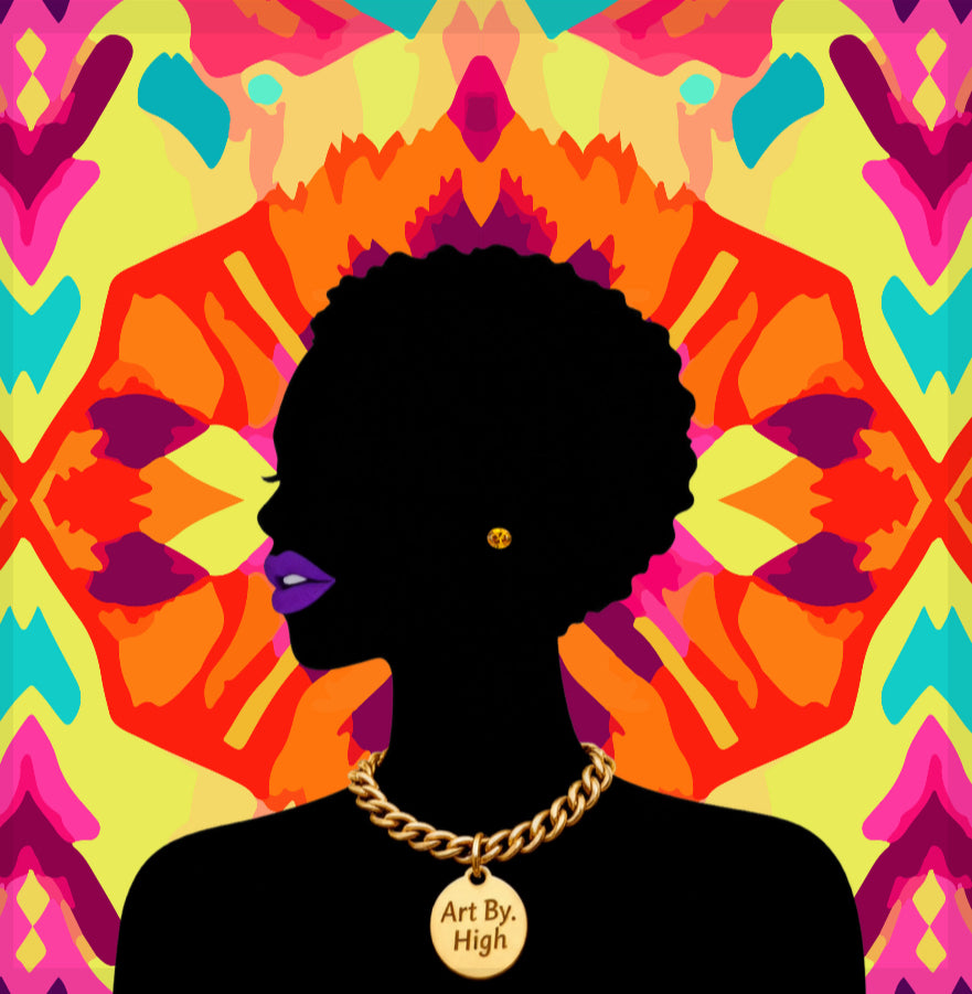 Yellow Diamond 20 x 20 Canvas Print