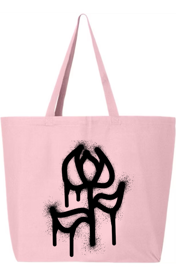Pink Flower Tote