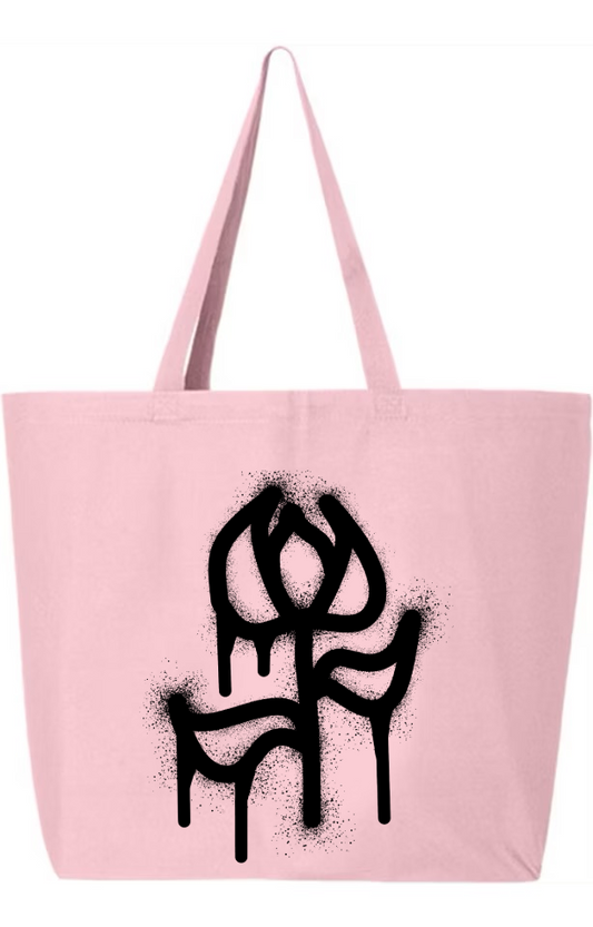 Pink Flower Tote