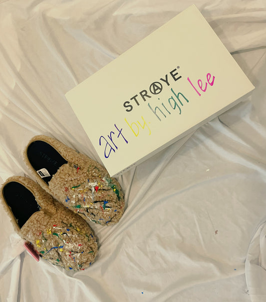 PAINT SPLATTER VENTURA MULE
FURRY SAND
