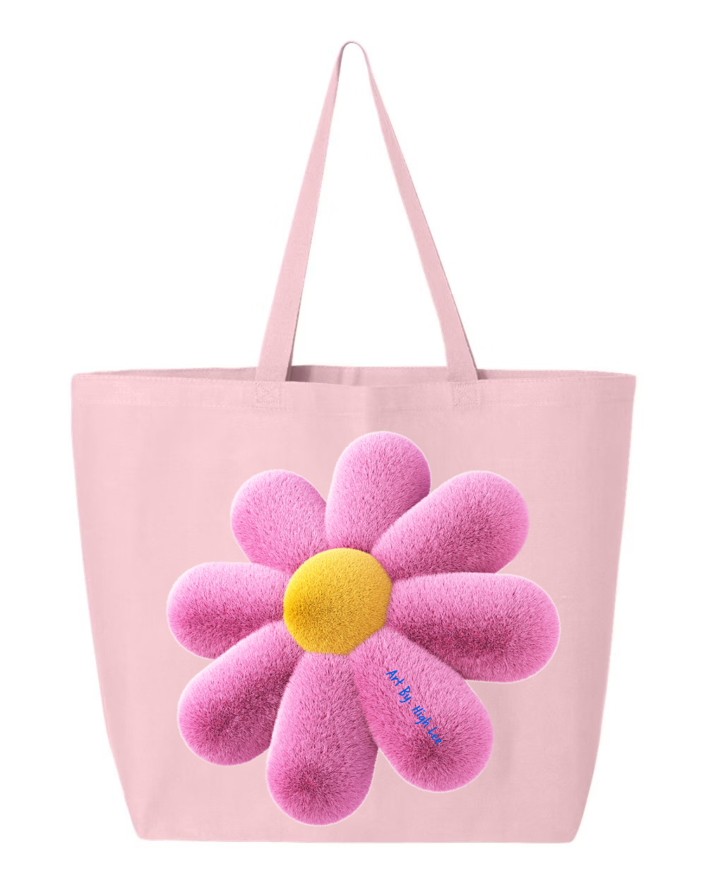 Pink Flower Tote