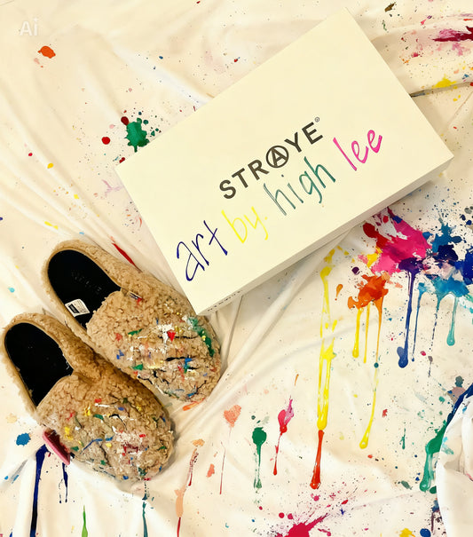 PAINT SPLATTER VENTURA MULE
FURRY SAND