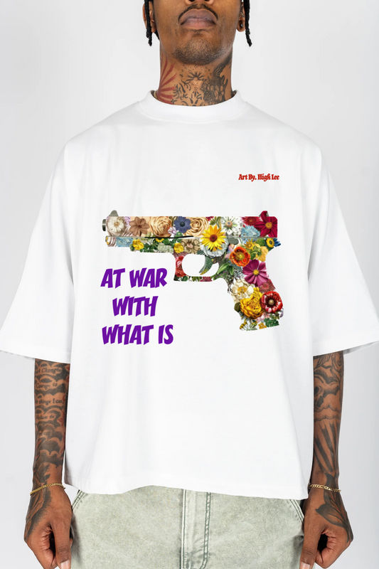 At War With What Is /  2 PANEL BOXY TEE
