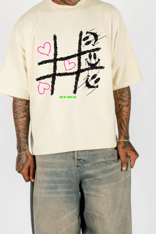 Choose Happiness / 2 PANEL BOXY TEE